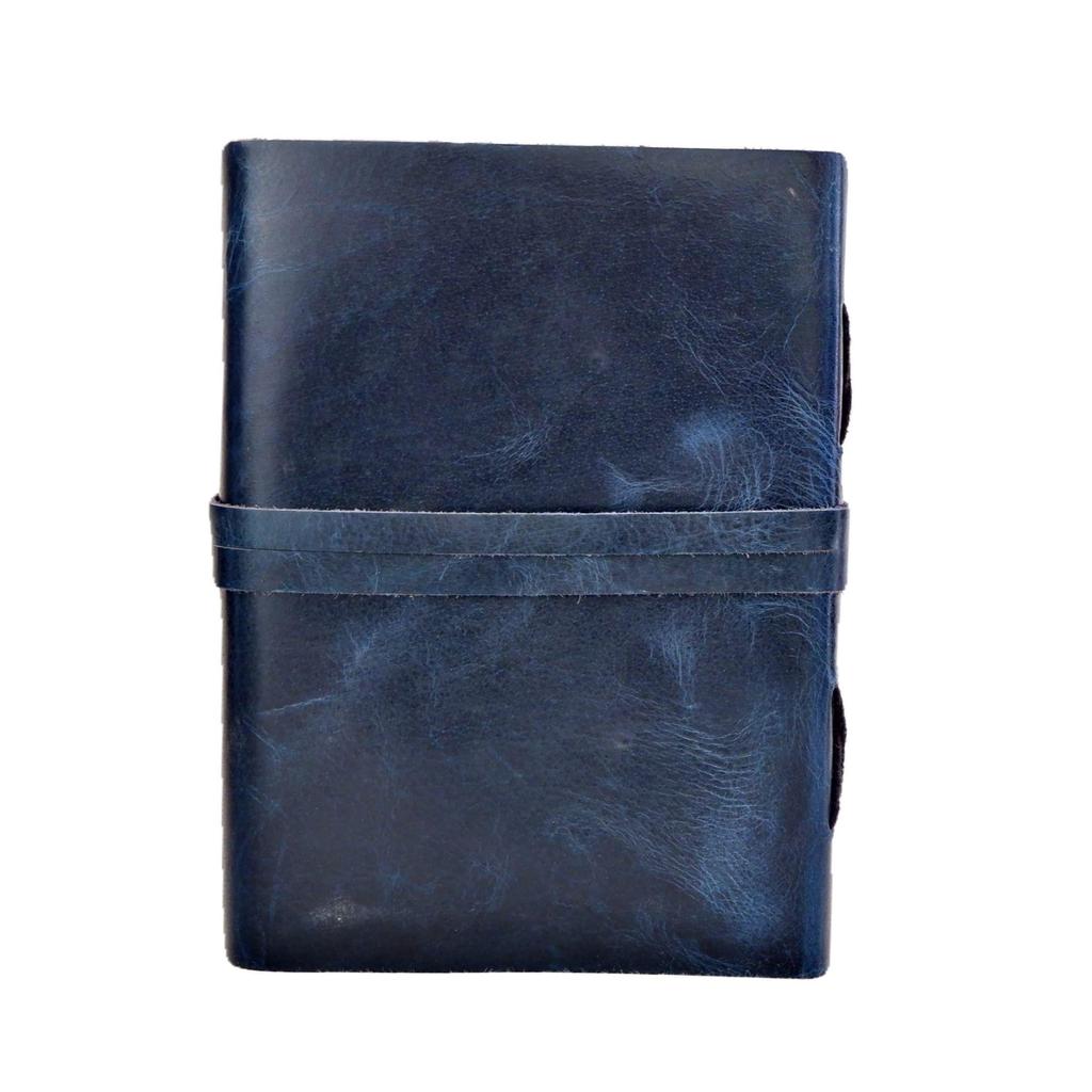 Vintage Leather Diary , Leather Bound Journal Large Writing Notebook 200 Handmade Pages. Size 5 X 7 Inch.