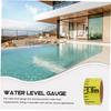 ROMISBABA Water Level Scale, Water Level Sticker, Water Level Tape, Pool Water Level, Construction Sticker, Water Level Gauge Measuring Tool, Pool Wat