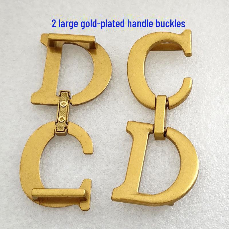 D-Shaped Pendant Buckle Spring Rod Handle Set for Saddle Bags