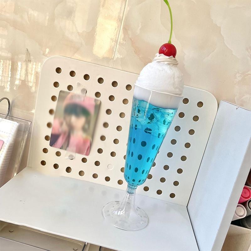 Showa Style Tea Ornaments Ancient Honeydew Melon Soda Jelly Cute Girl Dripping Glue Finished Product 2D Photo Props Green Gift