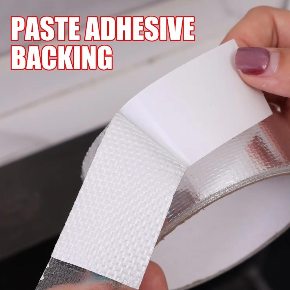 5/10Meters Air Conditioning Pipe Wrapping Tape Sun-proof Heat-insulating Fiberglass Aluminum Foil Tapes Waterproof