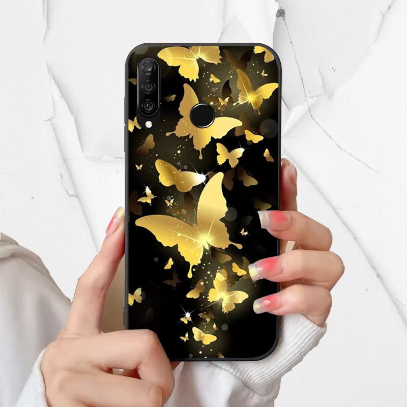 Phone Cover For Huawei P30 Lite Silicone Case MAR-LX1A Fashion Painted Shockproof Soft Fundas For Huawei Nova 4e Coque P30Lite