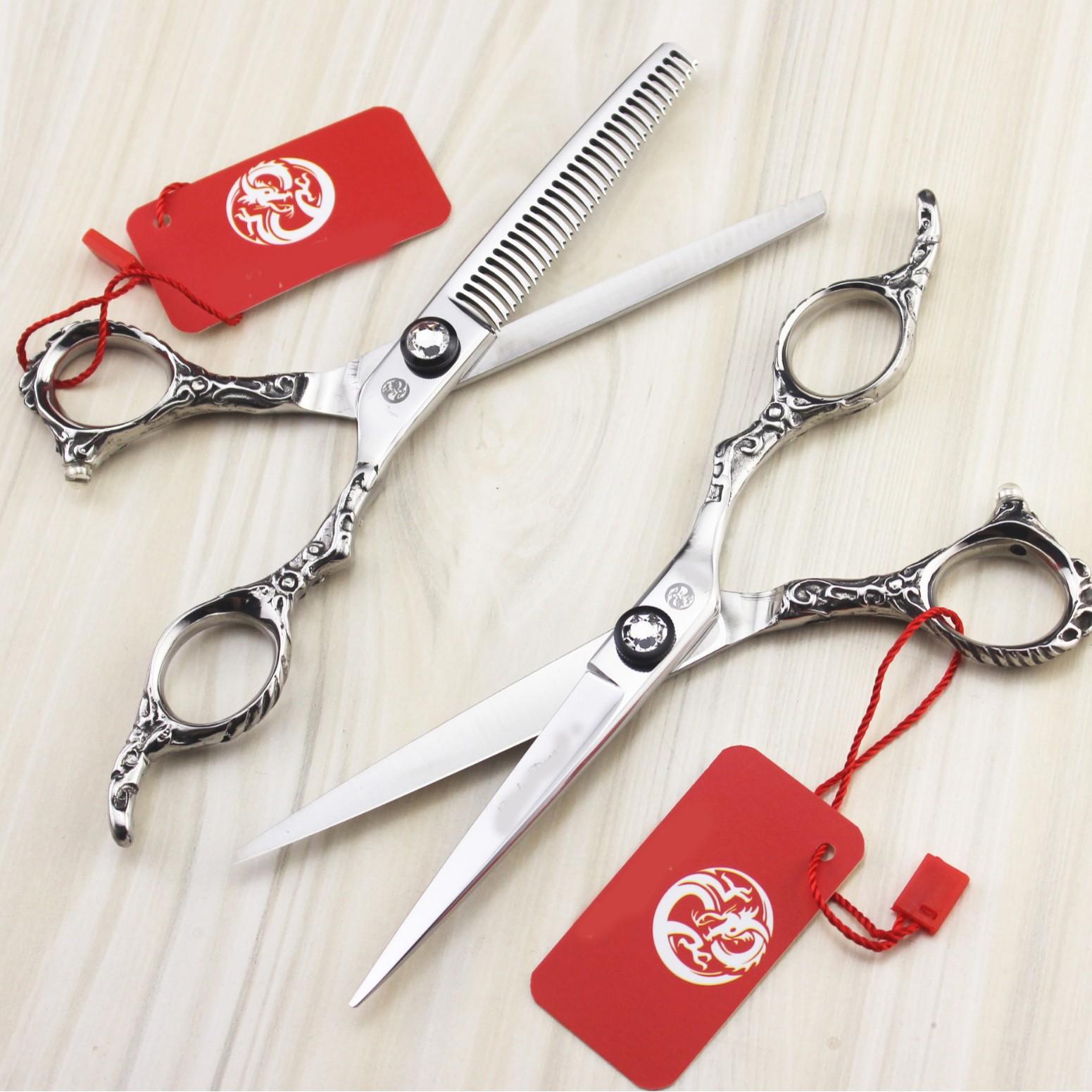 

Zilong 6.0 inch gemstone, Maya series handle, hair scissors, hair scissors, flat scissors, bangs scissors, tooth scissors tooth scissors