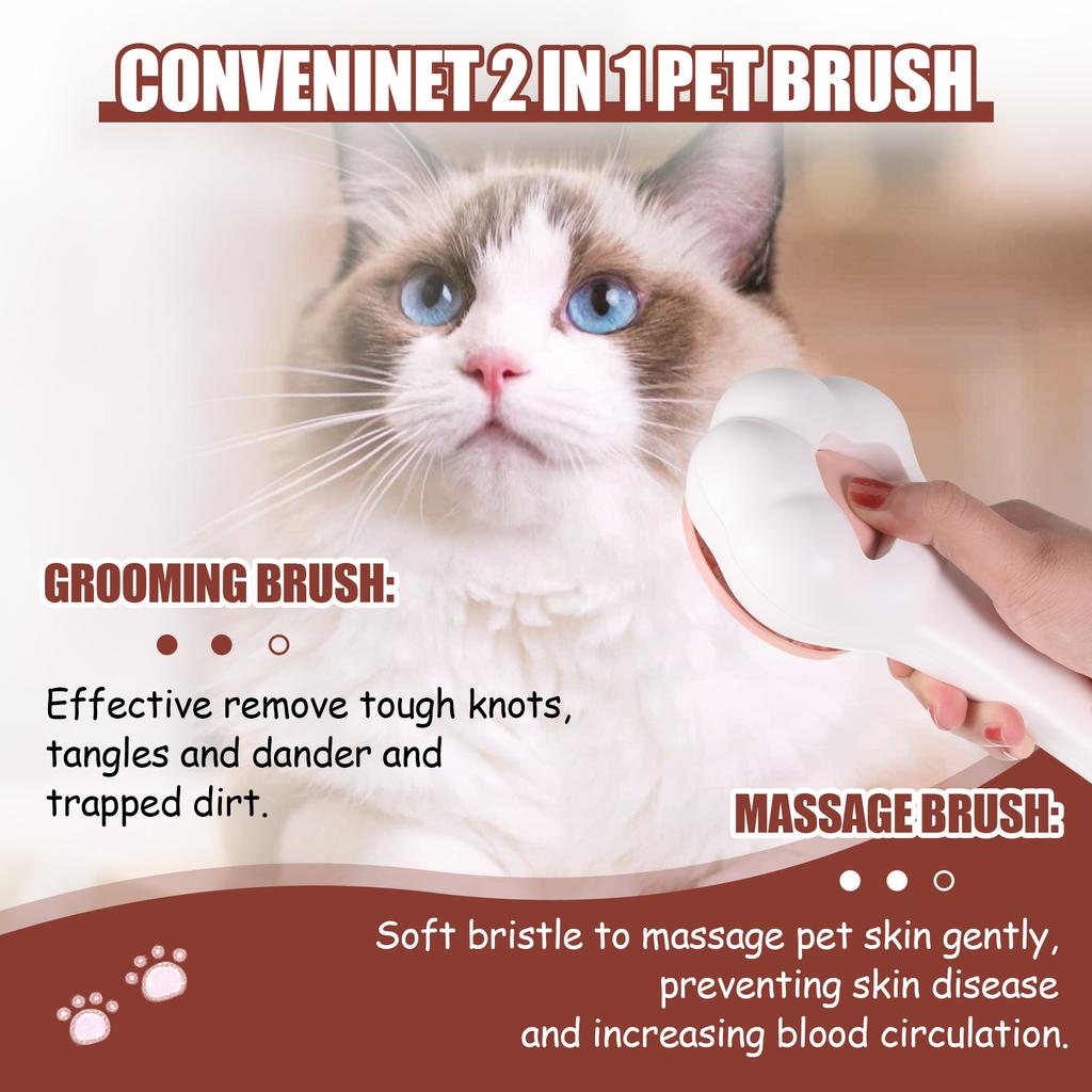 Pink Pet Grooming Comb Stainless Steel Tooth For Pleasant Brushing Experience Dog Grooming Supplies