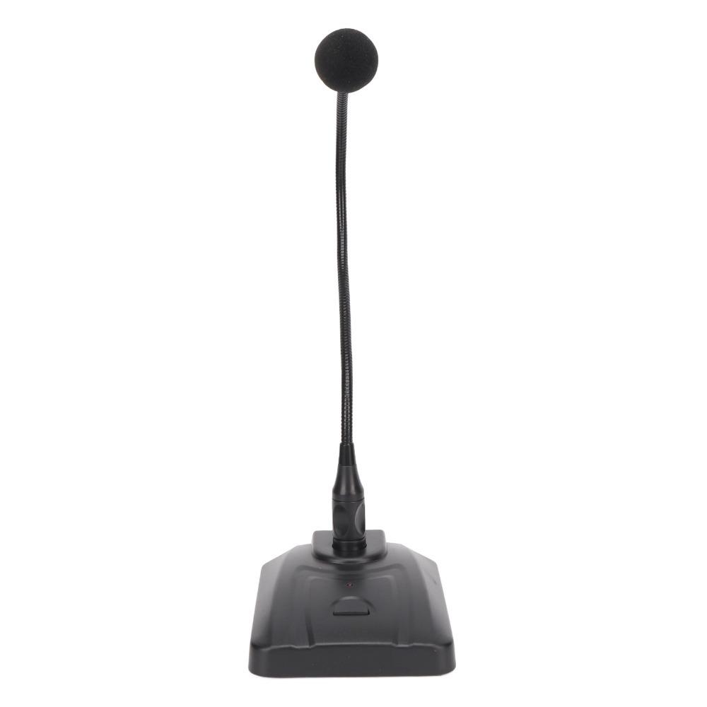 6.35mm Connector Desktop Wired Microphone Cardioid Pattern Podcast Condenser Mic For Lecture