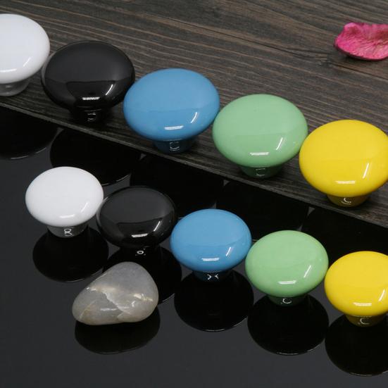 Moderne runde keramiske skap Garderobe Skuffeskap Trekkknapp Møbelhåndtak