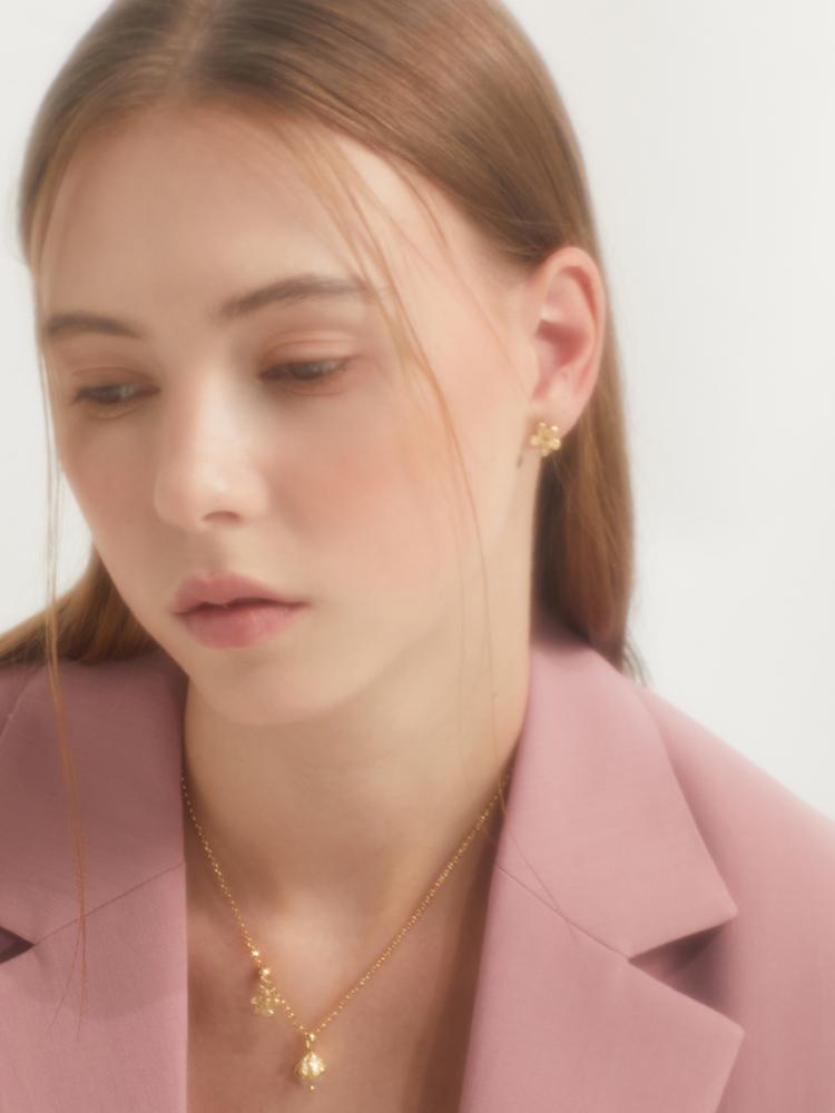 Boldiere Mini Flower Earrings_E15[Gold]