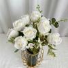Wedding Rose Bridal Bouquet Artificial Flower For Home Decor And Photography Props