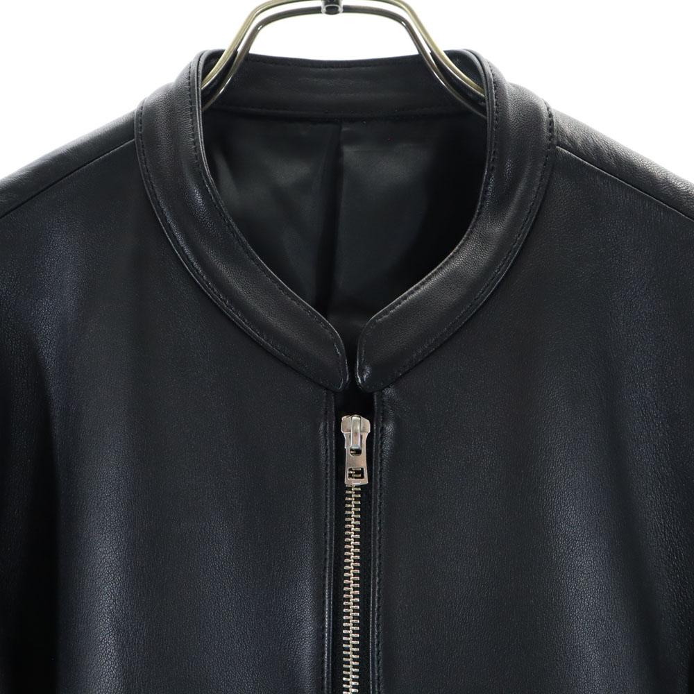 LIDNM made in Japan leather jacket L black Blouson Men's Used