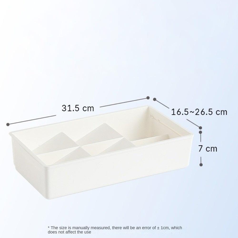 With Partition Board Drawer Storage Box Plastic Tableware Container  Tableware Storage