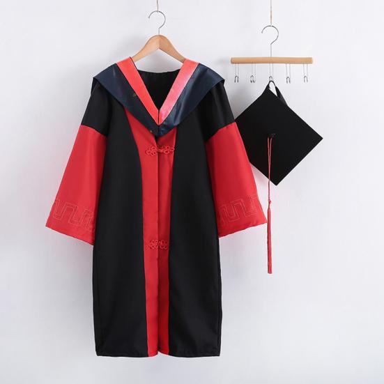 1 Set Graduation Uniform Anti-deformed Breathable Polyester Elegant Festive Academic Uniform for Unisex