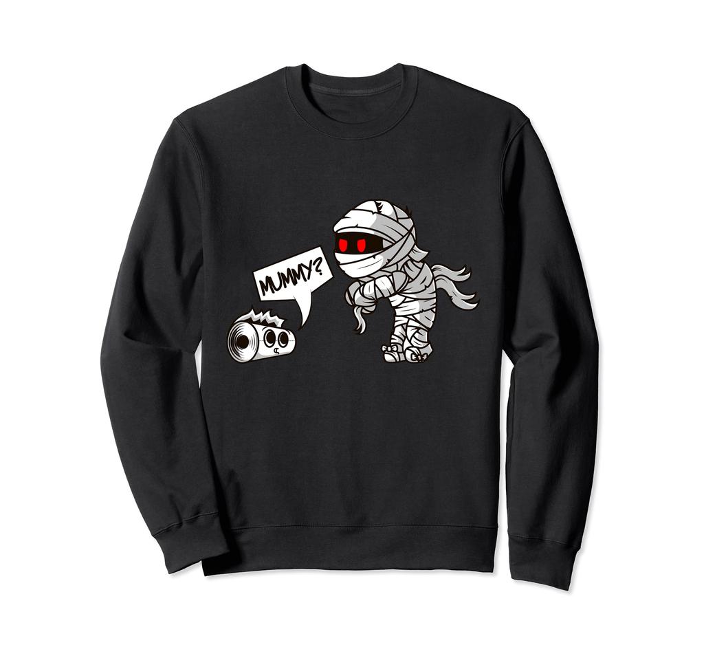 Mummy Mommy Toilet Paper for Kids Funny Halloween Costume Sweatshirt