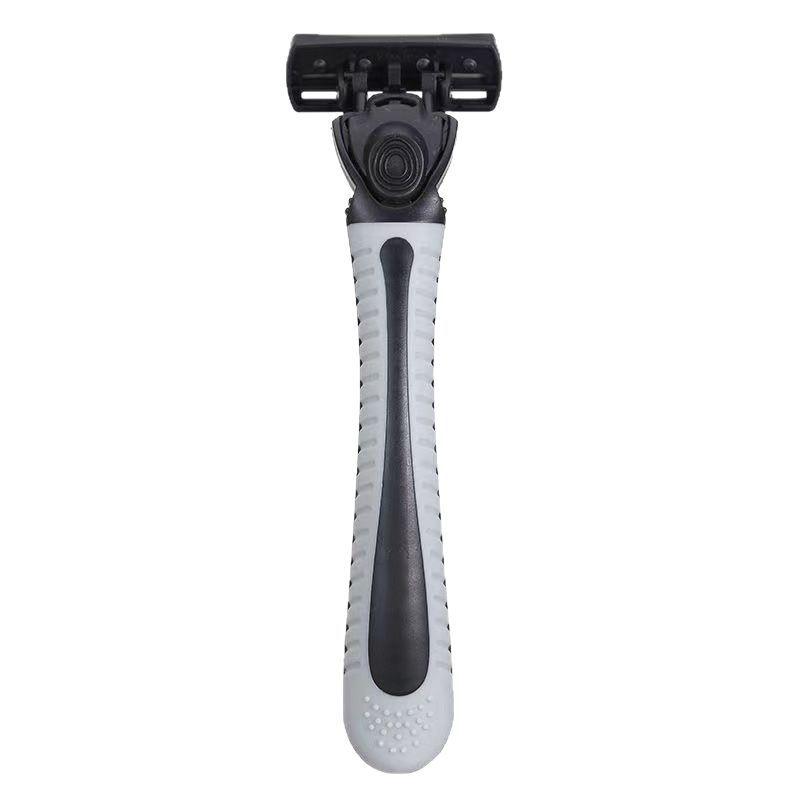 6-Blade Manual Razor for Men with Beard Knife Feature