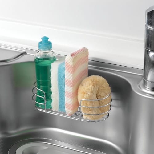 Wahei Freiz Detergent Sponge Rack with Dividers Wire Material with Good Drainage SUI Good SUI-6067