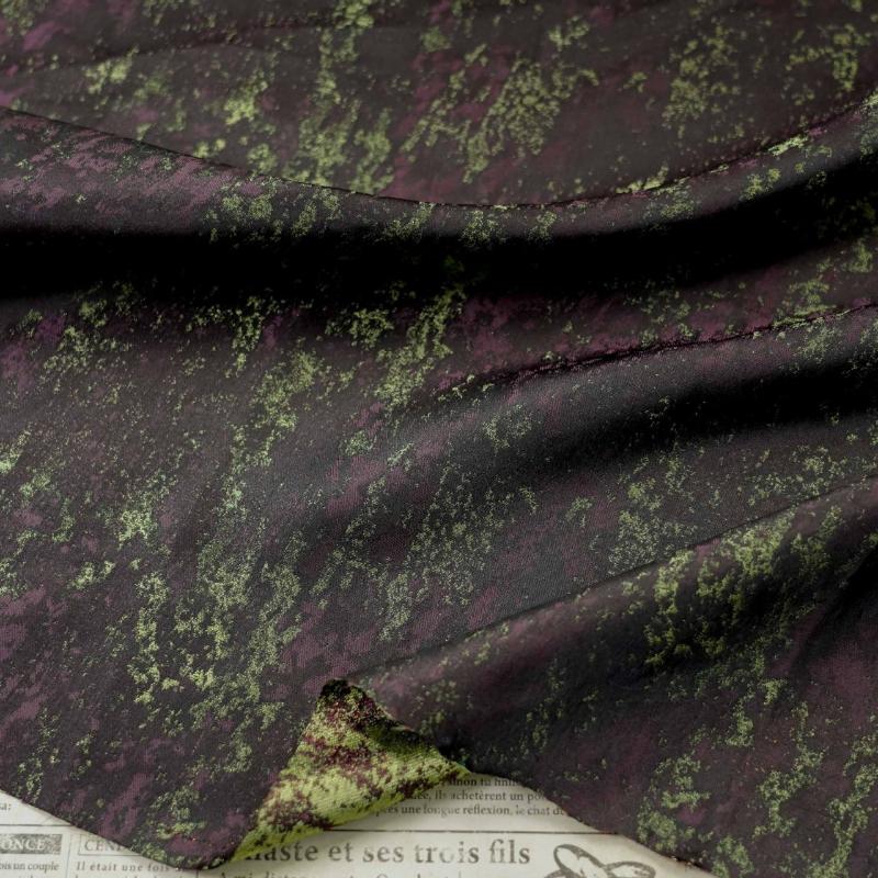 

170cm Wide Chinese Metal Yarn Artistic Paint Embossed Brocade Cloth Vintage Designer Fabric DIY Sewing Garments Curtain Material 100x170cm