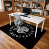 1pc Raven Runes Themed Rug for Home Decor, Non-slip Office Carpet, Chair Mat, Outdoor Mat, Christmas and Halloween Gifts-0731092