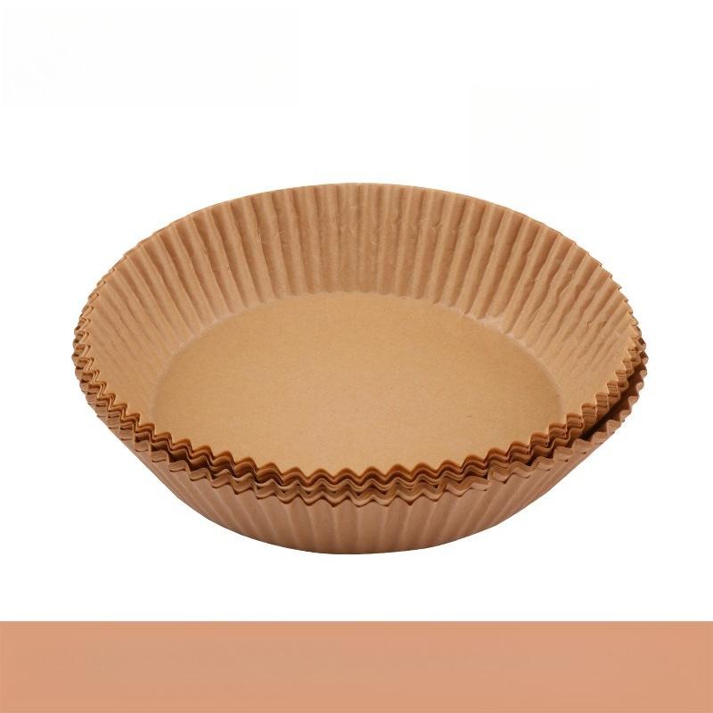 

50pcs Air Fryer Paper Special Paper Food Grade Household Baking BBQ Oil-absorbing Paper Bowl High Temperature Oil-proof Paper