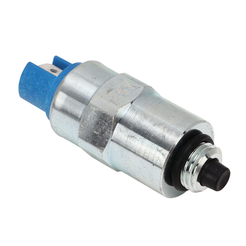24V Flameout Solenoid Valve Lightweight Rustproof Strong Strength Sensitive Fit for Delphi 7185900P