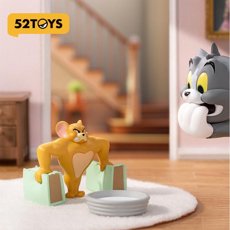 52TOYS TOM E JERRY Caixa Surpresa Série Momento Clássico Caixa Surpresa Boneca Fashion Ornamento de Mesa Fofo Presente Periférico Coleção