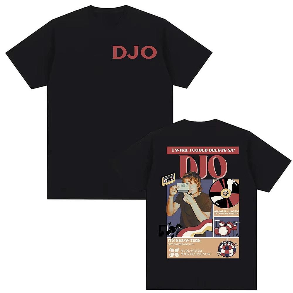 

Djo Back on You Tour 2026 Music Concert T Shirt Joe Keery New Fans Gift Tshirts Men Women Harajuku pure Cotton Fashion Tshirt M