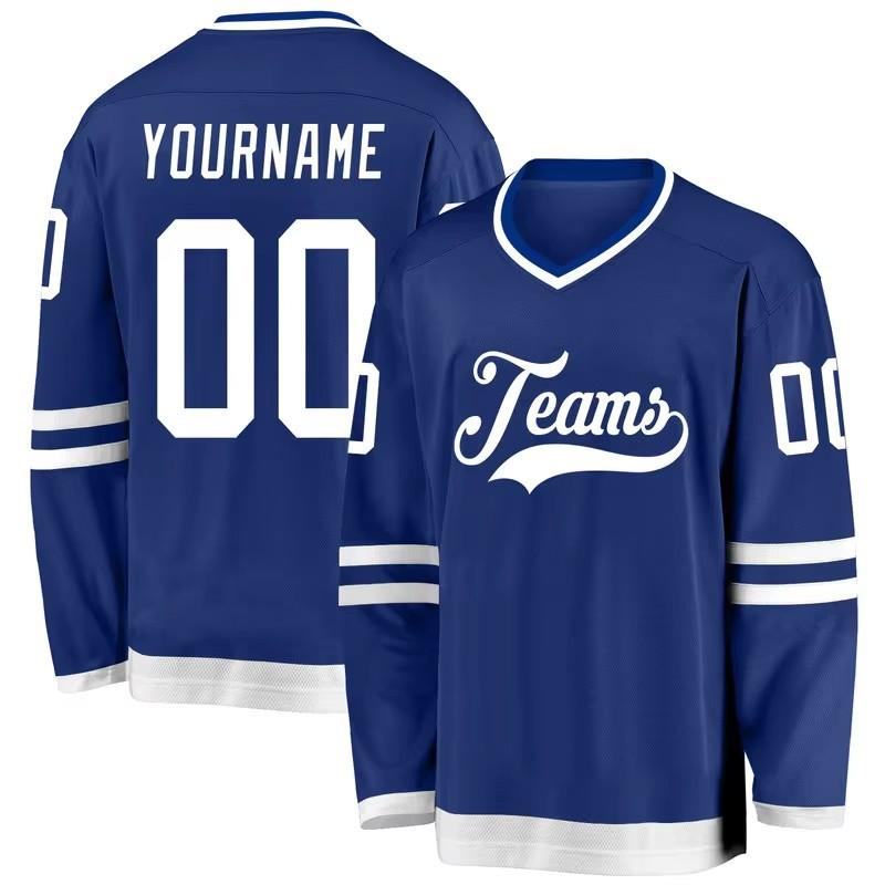 Sublimation Ice Hockey Uniform 3D Print Your Name Number Men's and Women's Ice Hockey Jerseys Game Training Jerseys
