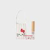 Lucky Pleats Knit M Hello Kitty Cream White