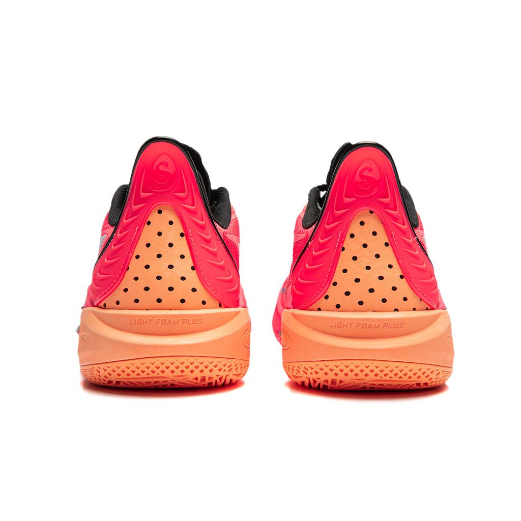 Li Ning Sonic 12 Lightweight Rebound Stability Support Shock Absorption Slip Resistant Wear Resistant Breathable Low Top Basketball Shoes ABAU019-7