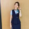 Women's Slim Fit Professional Business Suit for Hotel Reception and Sales Department