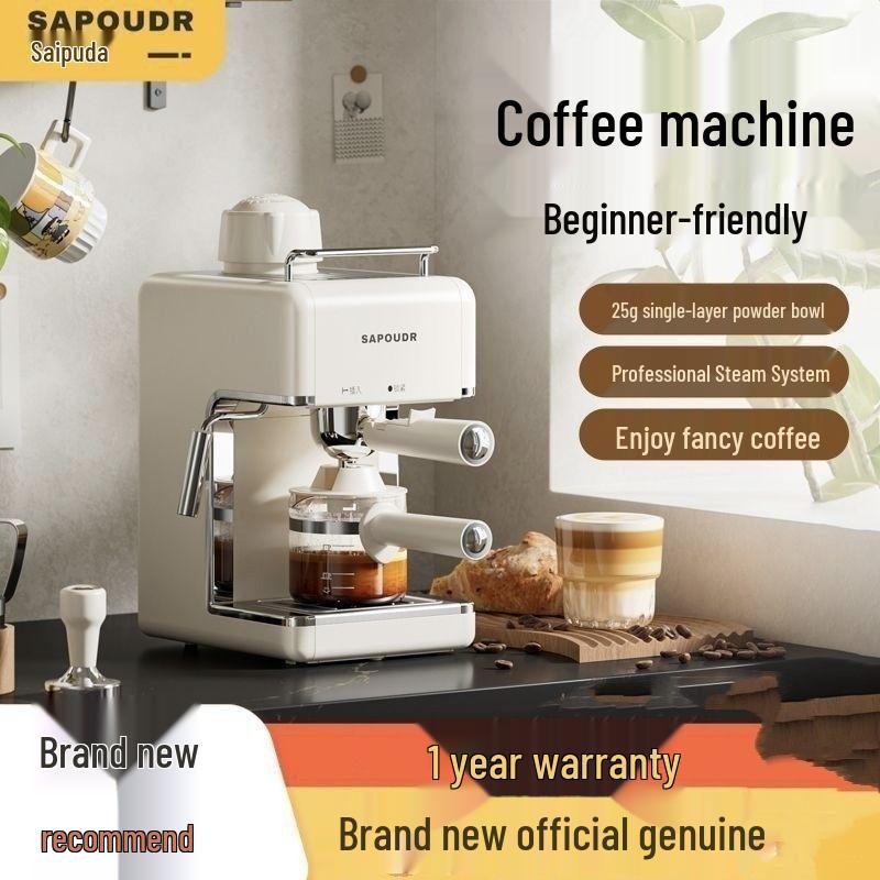EA39 Halbautomatische Espressomaschine mit Milchaufschäumer und Kaffeemühle