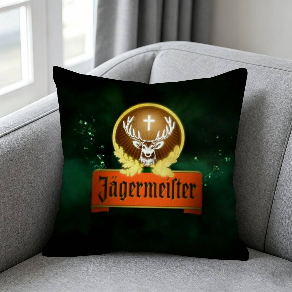 Federa Cuscino Logo Jagermeister Design Semplice Monocolore Sorpresa Per Molteplici Stili di Camera da Letto
