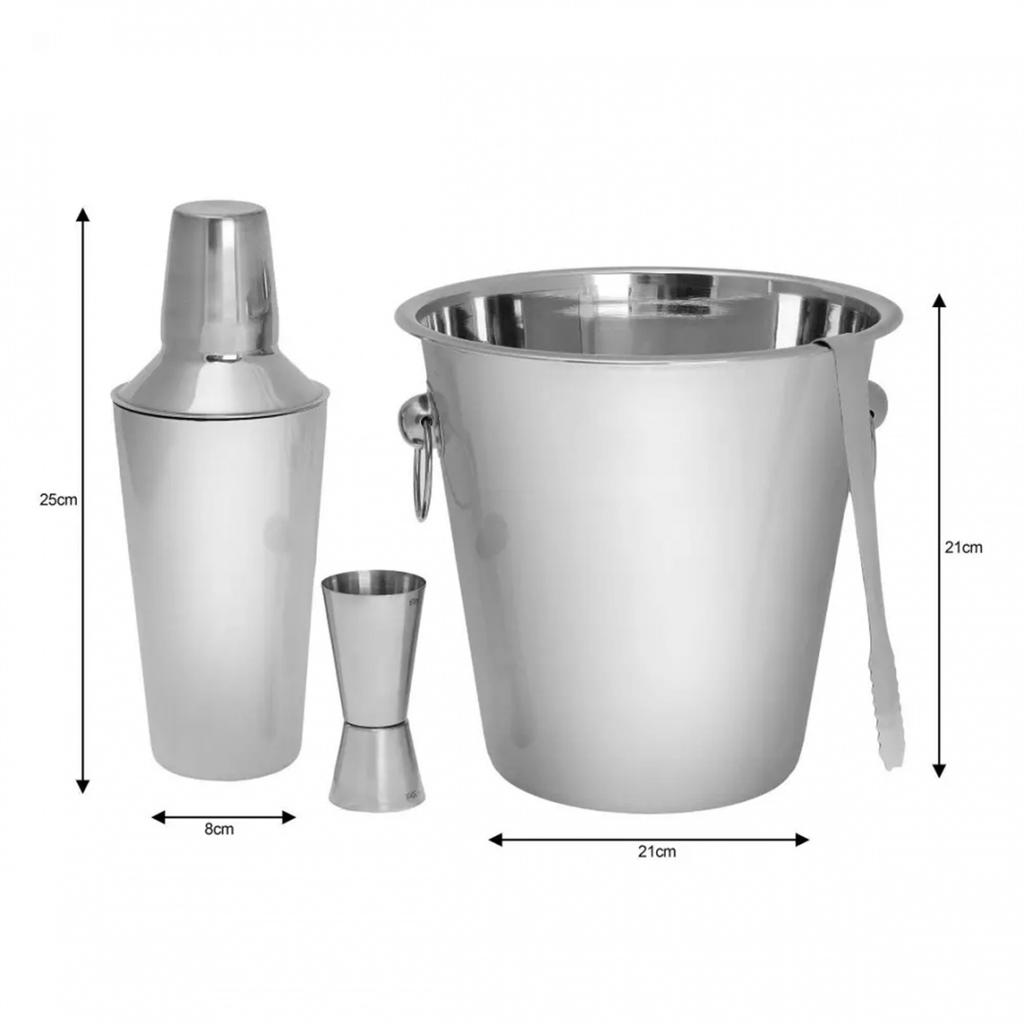 BARTENDER SET 4 PIECES KINGHOFF KH-1244