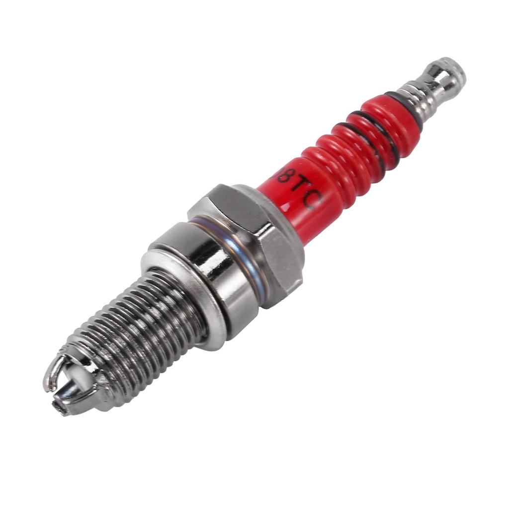 Plouluyt 3pcs D8TC 3 Electrode Spark Plug Racing Spark Plug with 3 Electrodes for