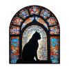 Wacocetoy Alien Cat Church Puzzle - Educational Wooden Gift