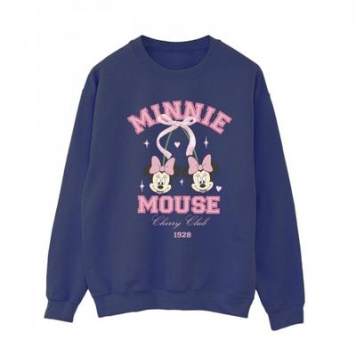 Womens/Ladies Cherry Club Minnie Mouse Sweatshirt