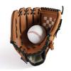 Zongsi Baseball Glove 9.5 Inches Softball Pitcher Catcher Kids Youth Adults Shock Absorption Left-Handed Brown
