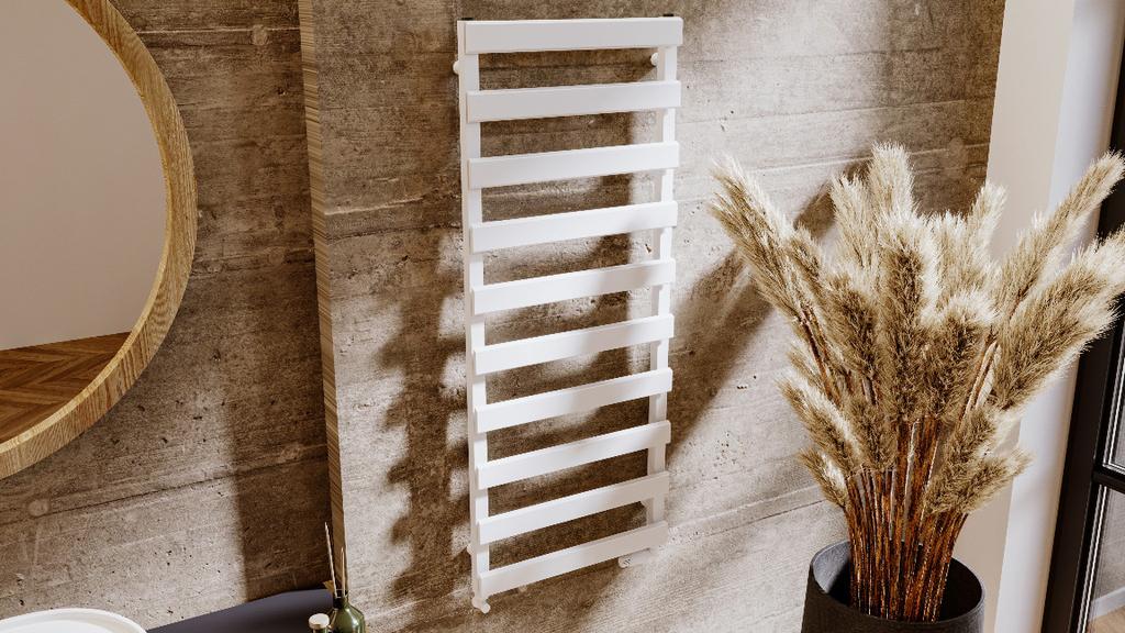 Luxrad Scala New bathroom radiator 840 x 400 mm white 298W