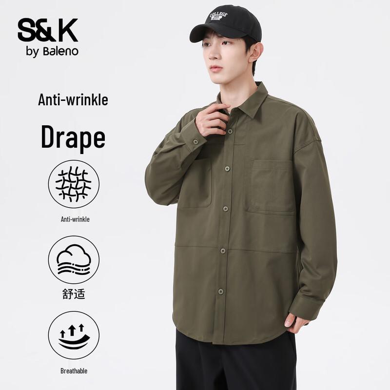 

Baleno Men s S&K Loose-Fit Work Shirt XL