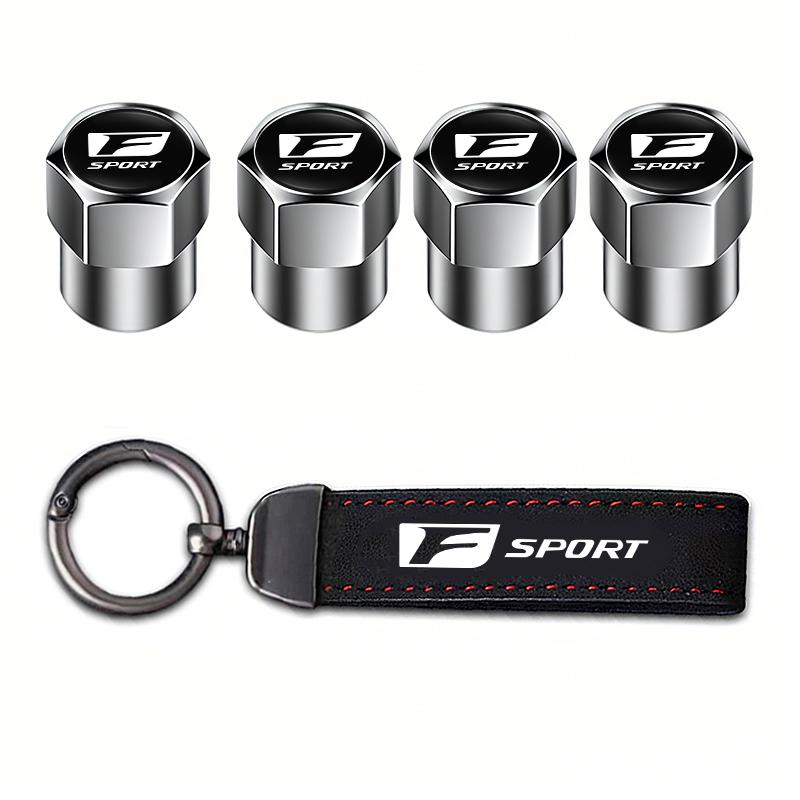 Auto Reifen Felgen Ventilkappen Abdeckung Wildleder Auto Schlüsselanhänger Ring Schlüsselanhänger Für Lexus RX330 IS250 RX350 IS300h NX300h RX400h Ct200h ES300h