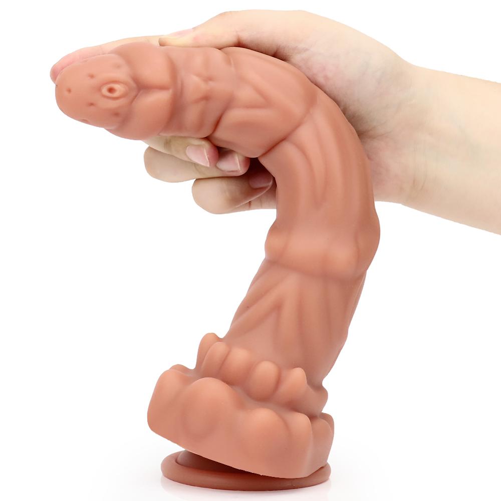 Gel de silice nouveau gros gland pénis gode réaliste énorme plug anal ventouse adulte strapon jouets sexuels pour femme vagin orgasme masturbation