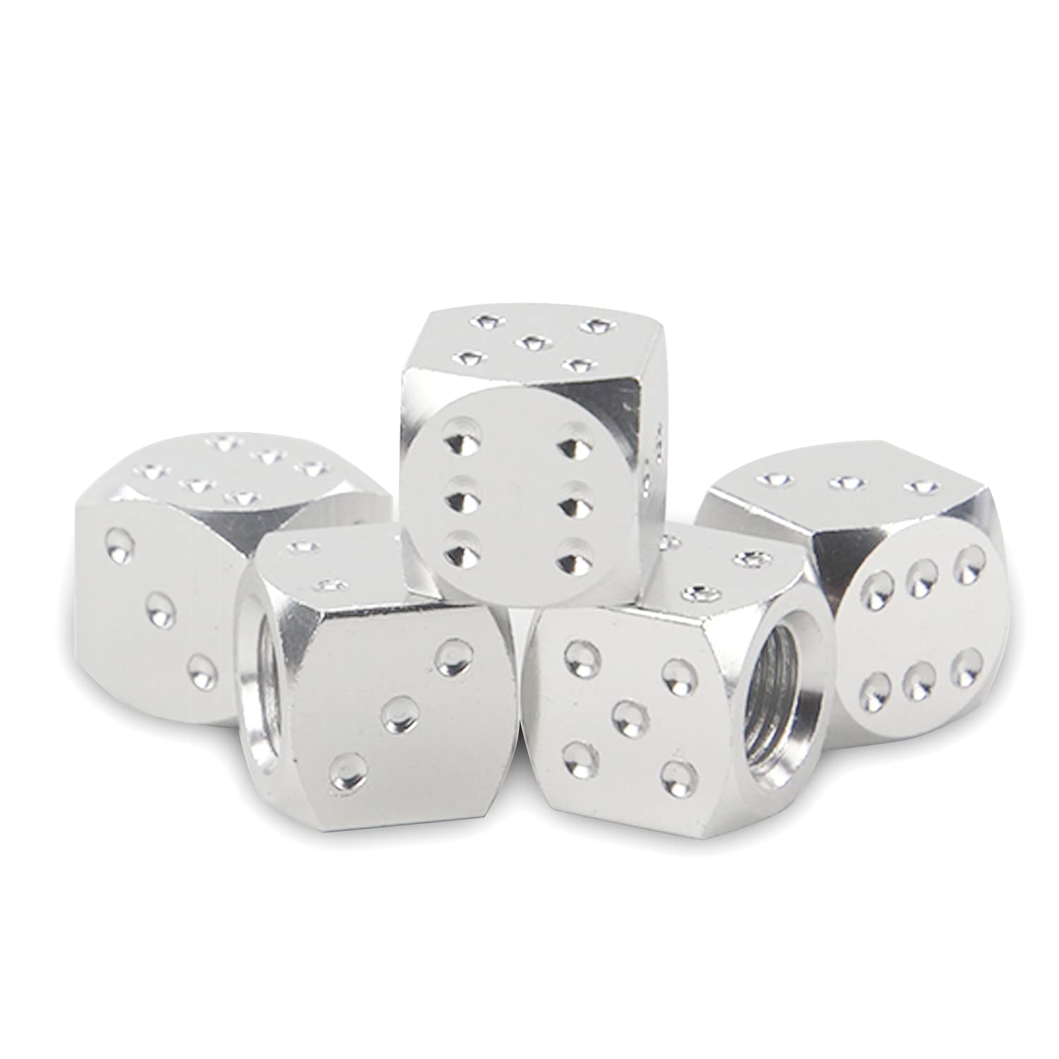 

TORMEN Tire Air Valve Cap, Aluminum, Lightweight, High Strength, Corrosion Prevention, High Quality, Anodized серебряный