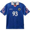 Adidas X BAPE SSL Flame Jersey Japan Blue Unisex Tops KF4914