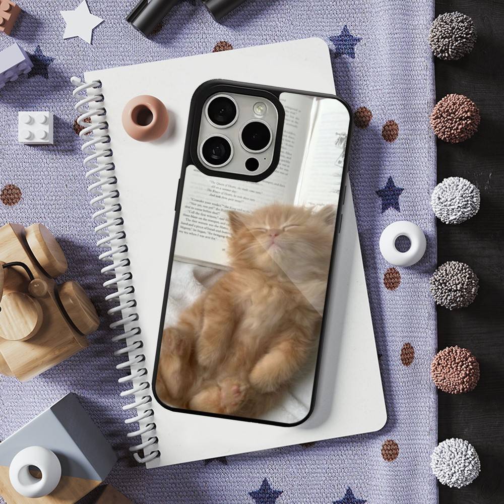 Cute Animals Cat For iPhone Mini,13,Max,11,15,17,14,Plus,12,Pro,16,For Magsafe,Magnetic Wireless Charging Case
