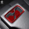 Rear Water Cup Holder Carbon Fiber Sticker for Toyota RAV4 XA50 2019 2020 2021 2022 2023 2024 Accessories