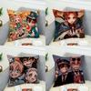 Toiletbound HHanakokun Pillow Case For Car Sofa Decorative Home Doublesided Print Plush Square Throw Pillow Cushion Cover