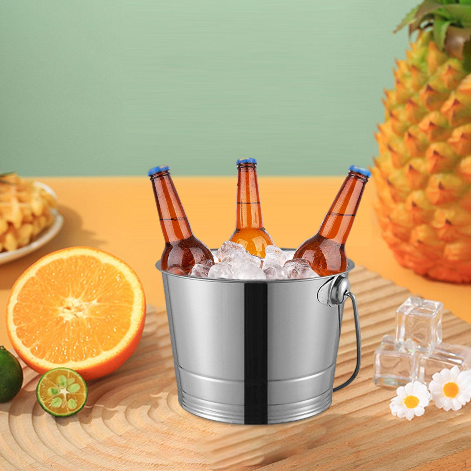 

Відерце для льоду з нержавіючої сталі для домашніх розваг 1000ML