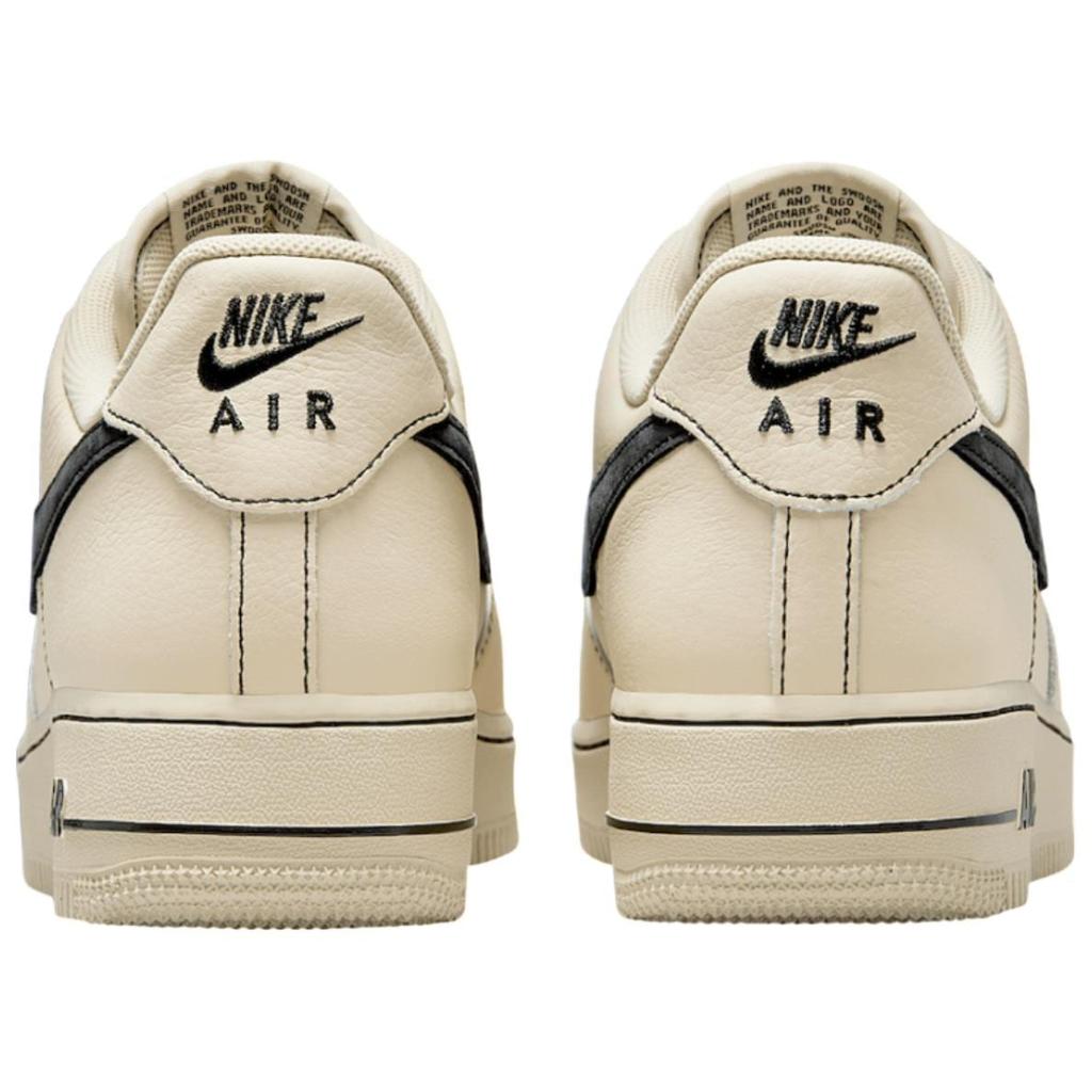 Nike Air Force 1 Cow Leather Low Top Skateboard Shoes Men's Beige HQ2037-200