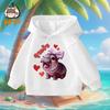 New Fashionable Hippopotamus Pattern Children's Cute Cartoon Casual Daily Hoodie 100-160cm Men's and Women's Styles