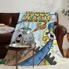 S-SuperS-ES D-DuperS Bunny L-League Blanket Soft Warm Furry Throw Super Kids Toys Bed Sofa Car Cradle