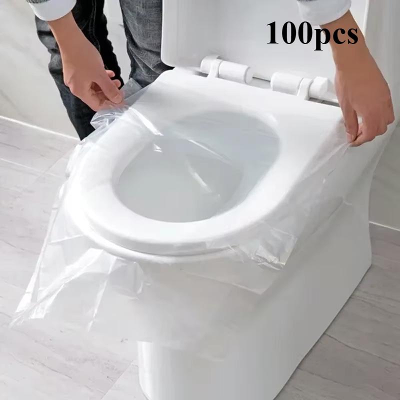 10/30/50/100pcs Disposable Toilet Seat Cushions, Toilet Seat Cushions, Sanitary Public Toilets, Travel Disposable Toilet Covers