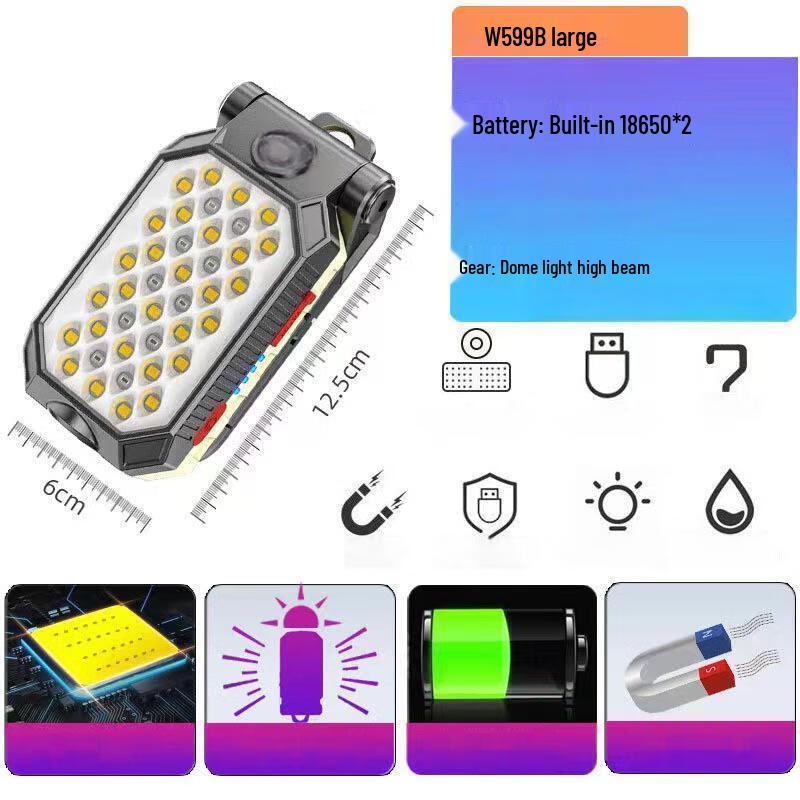 Multi-functional Rechargeable LED Work Light